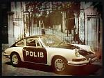 Porshe 911 Targa polis Sweden Minichamps