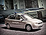 Lada Kalina bulgarian police Bauer