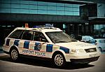 Audi A6 airport police DeA