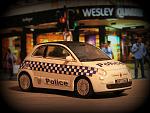 Fiat 500 australian police