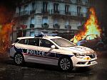 Renault Megane estate police Norev