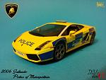 2006 Lamborghini Gallardo Metropolitan Police Yellow/ 1:43 / IXO