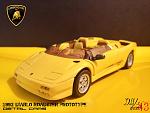 1992 Lamborghini Diablo Roadster Prototype vers. 1 Yellow / 1:43 / Detail Cars