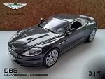 2007 Aston Martin DBS Grey / 1:43 / Univarsal Hobbies