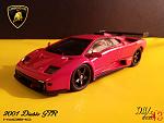 1999 Lamborghini Diablo GTR Red / 1:43 / Kyosho