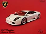 2004 Lamborghini Murcielago Kyosho Fair 2007 White / 1:43 / Minichamps