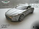 2008 Aston Martin One77 Silver / 1:43 / Spark Limited 1 of 300 pcs.