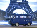 Renault Estafette 800 Minicar Gendarmerie Radar Mobil - Altaya