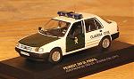 IXO/Altaya - Peugeot 309 GL Profil - Agrupacion De Trafico   Guardia Civil, 1991