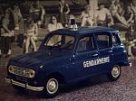 Renault 4L gendarmerie Norev