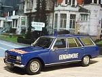 Peugeot 504 break 1975 gendarmerie Minichamps