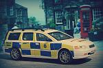 Volvo V70 dog section police Cararama