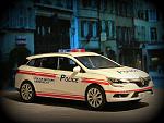 Renault Megane Lausanne police Norev