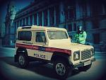Land Rover SWB metropolitan police Cararama