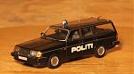 MInichamps - Volvo 240 GL Break -  Politi, 1986