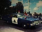 Plymouth Fury 1973 Royal Canadian Mounted Police White Rose